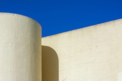 Modern Architecture with Minimalist Design and Shadows