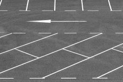 Free stock photo of arrow, asphalt, lines