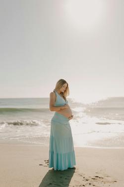 Free stock photo of beach, pregnancy, pregnancy glow